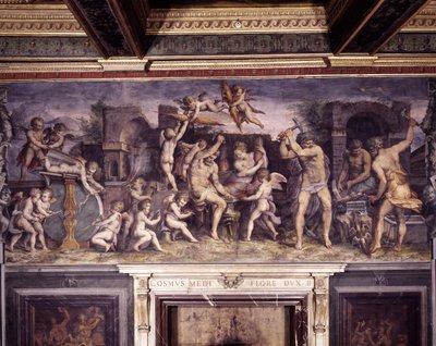 La fucina di Vulcano da Giorgio Vasari